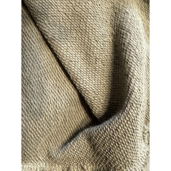 Zara Cropped Olive Green Half Zip Mock Neck Long Sleeve Top Bolero Shrug 68-47 - Picture 15 of 15